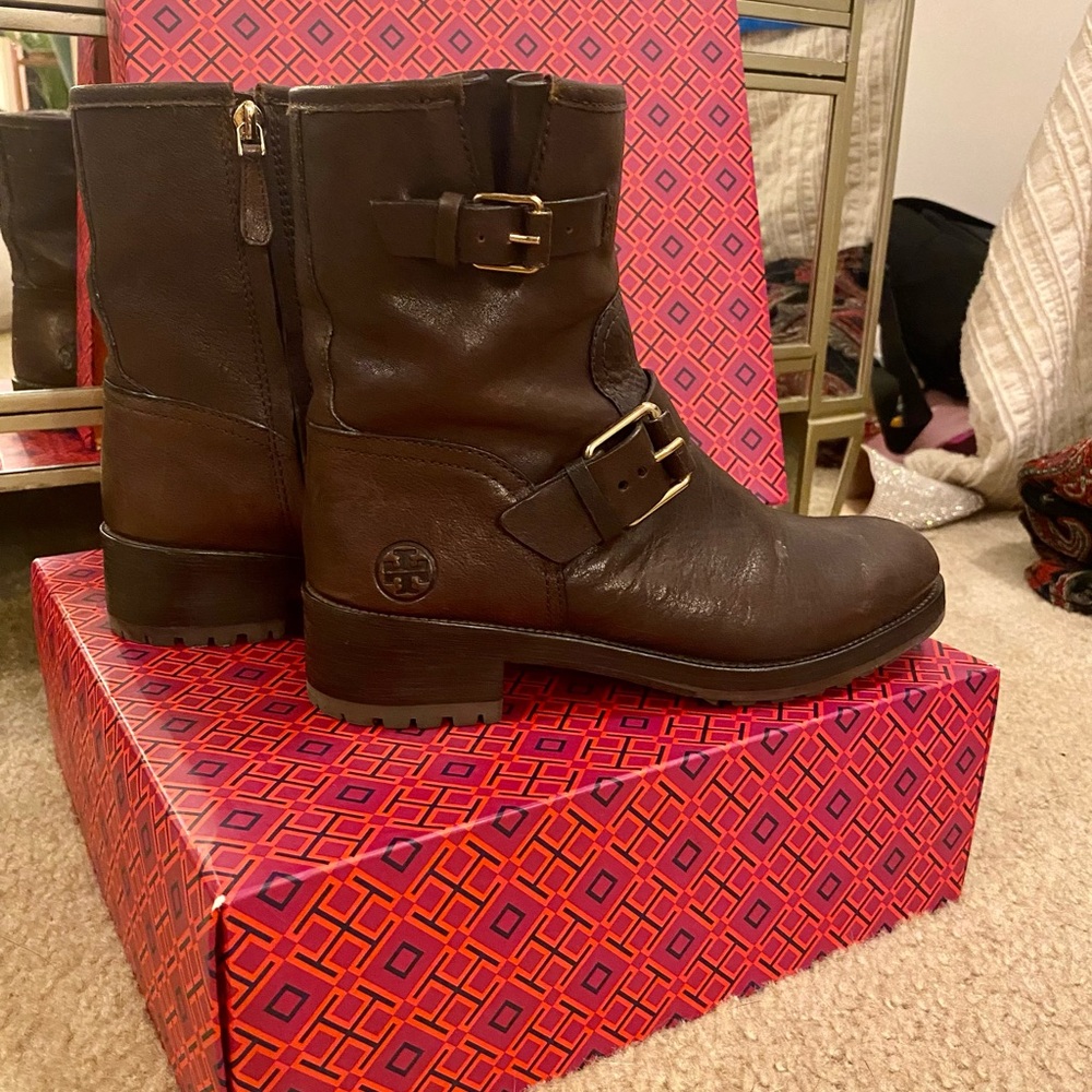 Tory Burch Leather Boots